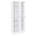 Cabra 4-door LED Curio Display Cabinet White High Gloss