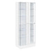 Cabra 4-door LED Curio Display Cabinet White High Gloss
