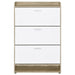Denia 3-tier Engineered Wood Shoe Cabinet White
