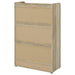 Denia 3-tier Engineered Wood Shoe Cabinet White
