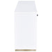 Dalton 2-door Storage Cabinet White and Distressed Pine