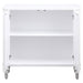 Cardella 2-door Mandala Accent Cabinet Distressed White