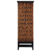 Lovegood 2-door Wood Tall Storage Cabinet Black and Brown
