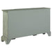 Erigeron 4-door Wood Trellis Storage Accent Cabinet Grey