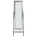 Moore Cheval Mirror with Jewelry Storage Silver