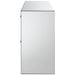 Maya 2-drawer Mirrored Storage Accent Cabinet Silver