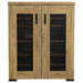 Bristol 6-shelf Engineered Wood Shoe Cabinet Golden Oak
