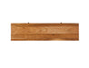 Lotus 2-drawer Wood Entryway Console Table Natural Brown