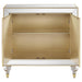 Lupin 2-door Mirrored Storage Accent Cabinet Champagne