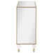 Lupin 2-door Mirrored Storage Accent Cabinet Champagne