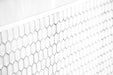 Gambon 2-door Wood Honeycomb Pattern Accent Cabinet White