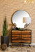 Zara 2-door 40-inch Wood Accent Storage Cabinet Black Walnut