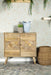 Alyssum 2-door Mango Wood Accent Cabinet Natural