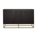 Zara 2-door 57-inch Wood Accent Storage Cabinet Black Walnut