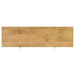 Draco 2-drawer Console Table Hand Carved Details Natural