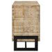 April 2-door Storage Accent Cabinet White Washed