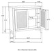 Zamora 2-door Wood Accent Cabinet with Woven Cane Natural
