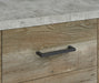Abelardo 3-drawer Engineered Wood Cabinet Weathered Oak