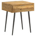 Ezra 1-drawer Rectangular Accent Side Table Natural Mango