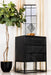 Alcoa 3-drawer Multi-Purpose Tall Accent Cabinet Black