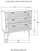 Zamora 3-drawer Wood Accent Cabinet with Woven Cane Natural