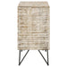 Eileen 2-door Wood Storage Accent Cabinet White Washed
