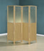 Mattison 4-Panel Room Divider Folding Shoji Screen Natural