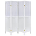 Mattison 4-Panel Room Divider Folding Shoji Screen White