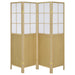 Edwards 4-Panel Room Divider Folding Shoji Screen Natural