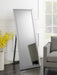 Giddish 24 x 64 Inch Full Length Standing Mirror Silver