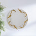 Dorinda 36 x 36 Inch Round Kintsugi Style Wall Mirror Gold