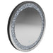 Landar 32 x 32 Inch Round LED Light Wall Mirror Silver