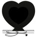 Euston Heart Shaped Vanity Mirror Silver