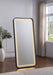 Glendora LED Standing Mirror with Bluetooth Speaker Black