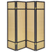 Pearce 4-panel Bamboo Room Divider Folding Screen Natural