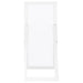 Cadence Tempered Glass Full Length Mirror White High Gloss