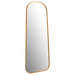 Simeon 24 x 59 Inch Full Length Floor Mirror Antique Gold