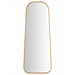 Simeon 20 x 52 Inch Full Length Floor Mirror Antique Gold