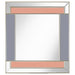 Braylin 38 x 40 Inch Wall Mirror Champagne and Silver