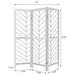 Marlene 3-Panel Room Divider Folding Screen Rustic Tobacco
