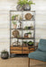 Belcroft 74-inch 4-drawer Storage Bookshelf Natural Acacia