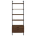 Owens 3-piece 96-inch Wall Mounted Bookshelf Set Walnut