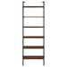 Owens 3-piece 96-inch Wall Mounted Bookshelf Set Walnut