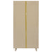 Dalton 65-inch 6-shelf Bookcase White and Distressed Pine