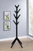 Margaret Solid Wood Coat Rack Clothing Hanger Black