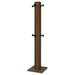 Rikkie Engineered Wood Coat Rack Walnut