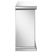 Gilmore Mirrored Freestanding Electric Fireplace Silver