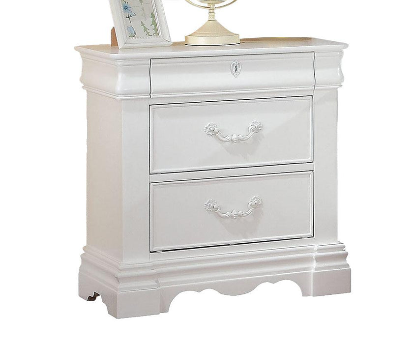 ACME Estrella Youth Nightstand in White 30243