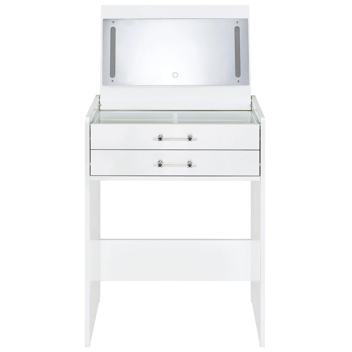 Danbury Makeup Vanity Table with LED Mirror and Stool